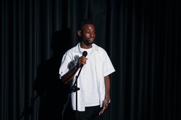 Man Performing On Stage